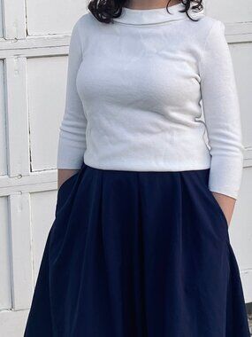 Talbots White Sweater